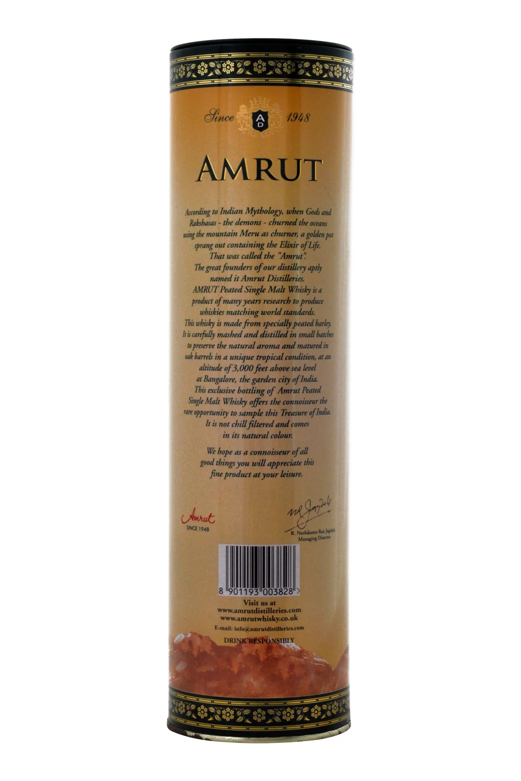 Amrut Peated Single Malt - Image 5
