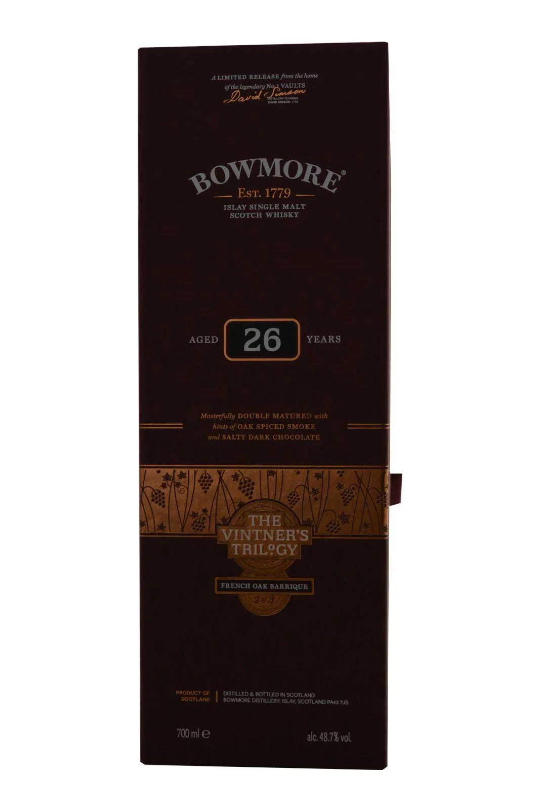 Bowmore 26 Year Old French Oak Barrique - The Vintner's Trilogy - Image 6