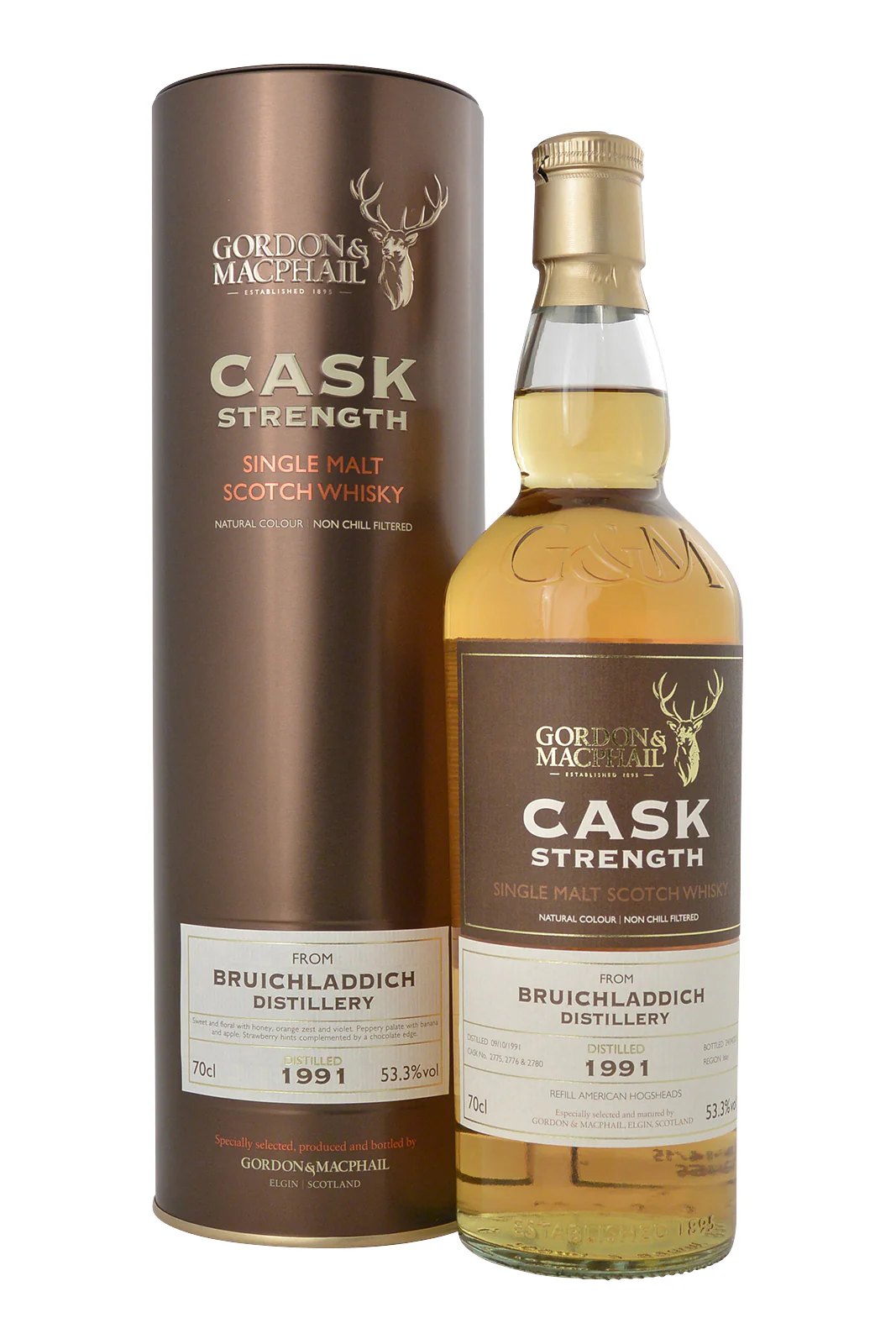 Bruichladdich 1991 Cask Strength by Gordon & MacPhail - Image 3