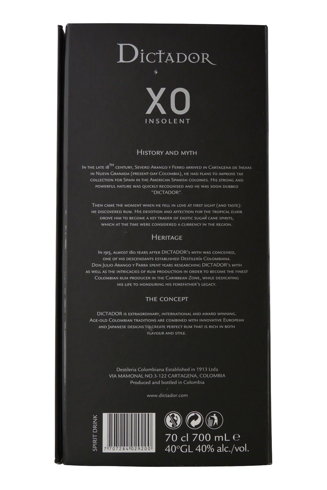 Dictador XO Insolent - Solera System Rum - Image 5