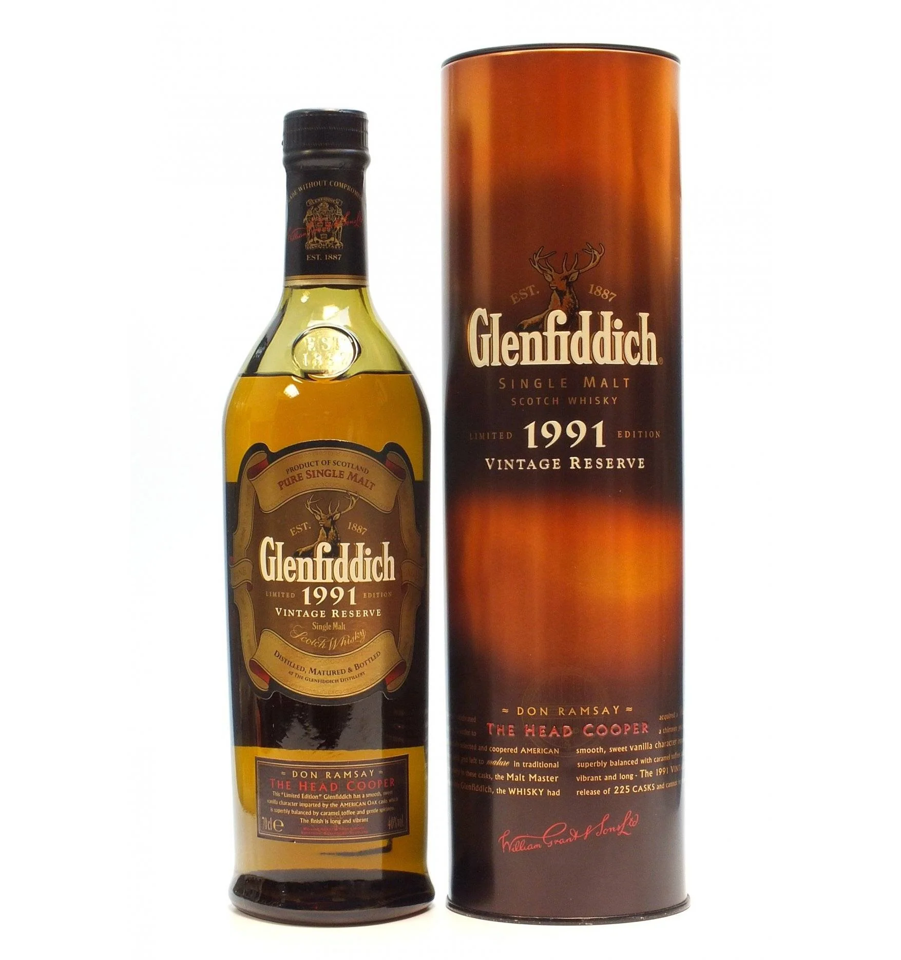 Glenfiddich 1991 - 13 Year Old Vintage Reserve Don Ramsay - Image 3