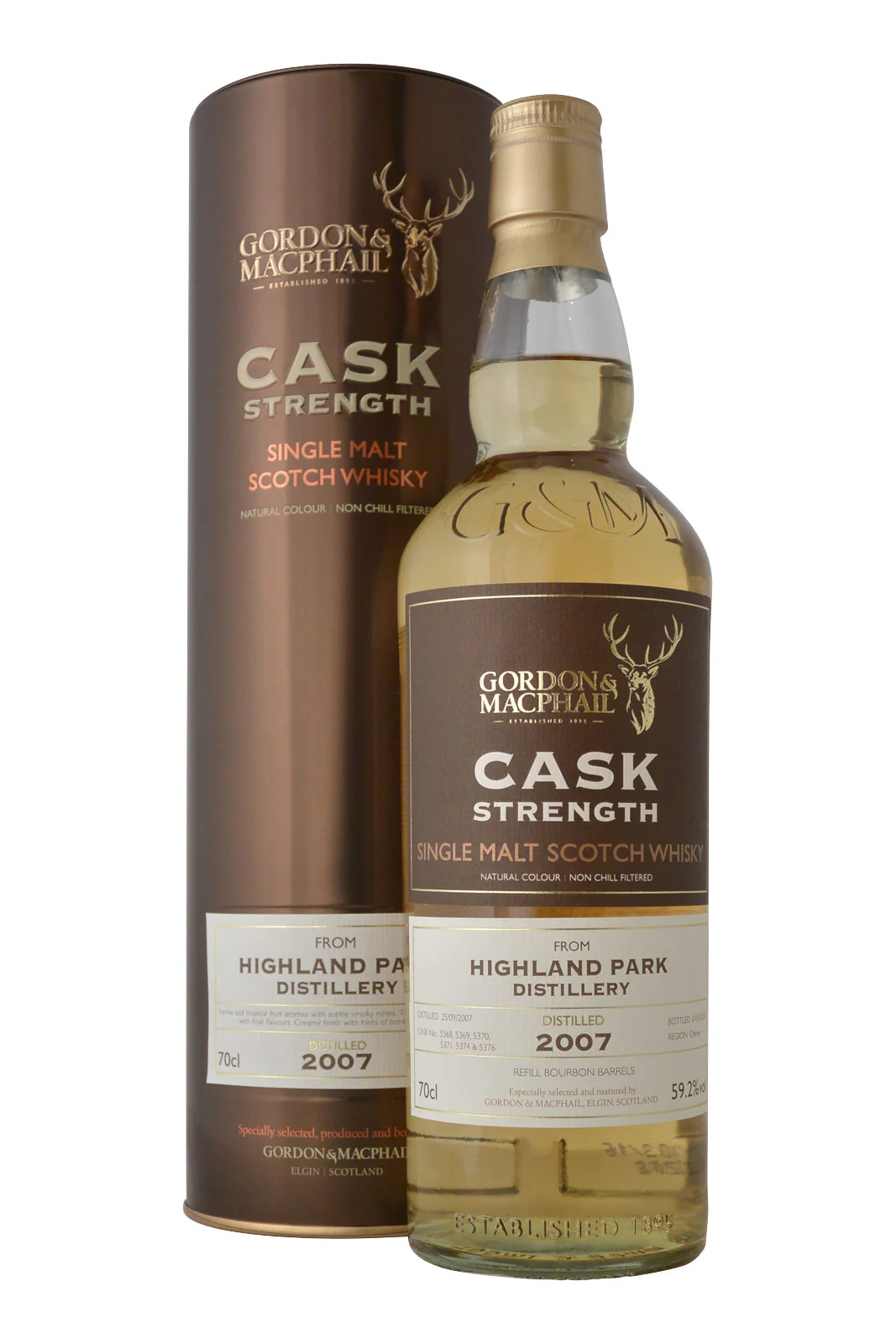 Highland Park 2007 Cask Strenght Gordon & MacPhail - Image 3