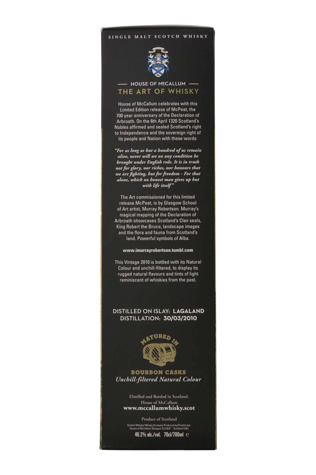 The Art of Whisky Mc Peat 10 Year Old Lagaland Single Malt House of McCallum - Image 6