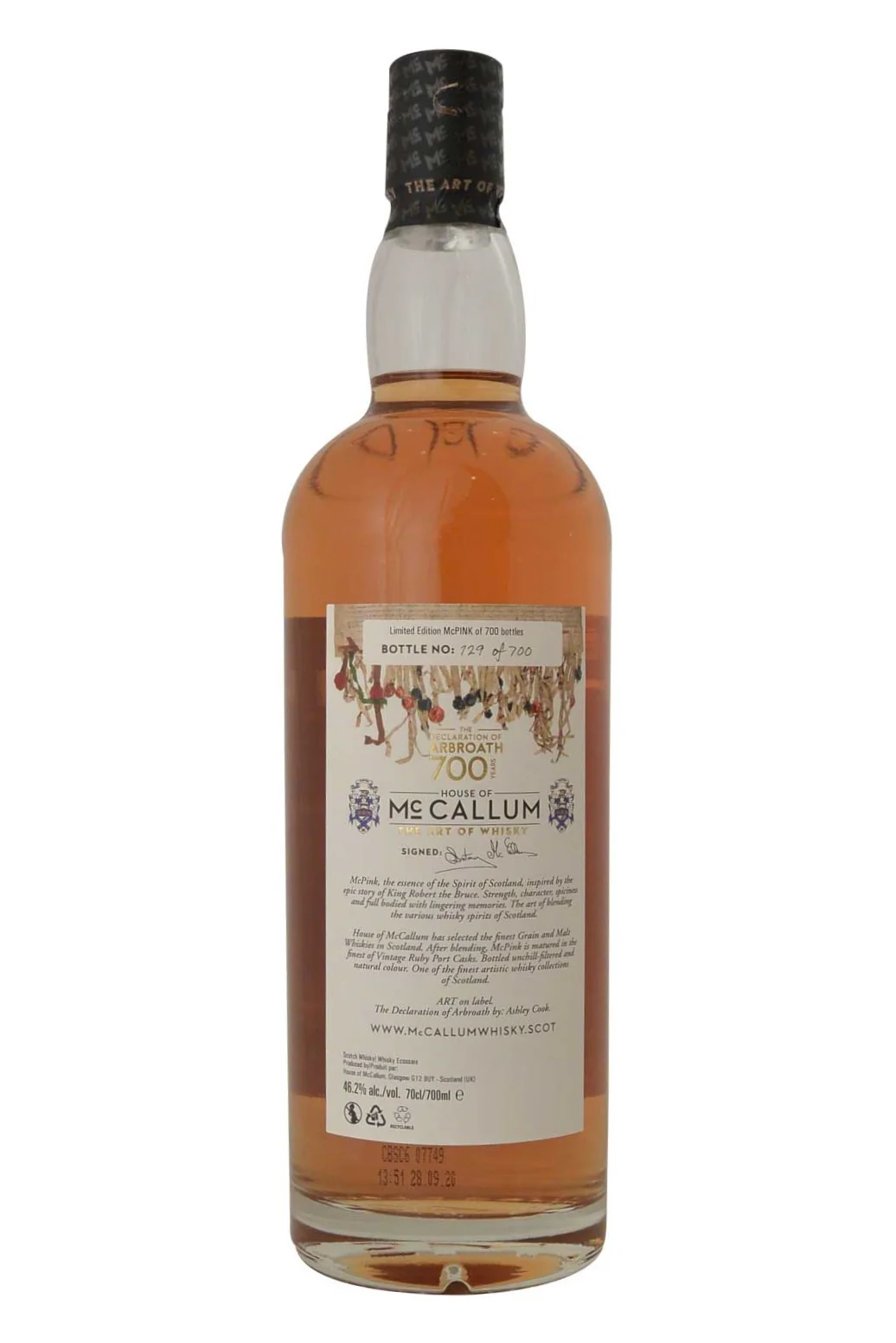 The Art of Whisky Mc'Pink Arbroath 2013 House of McCallum - Image 3