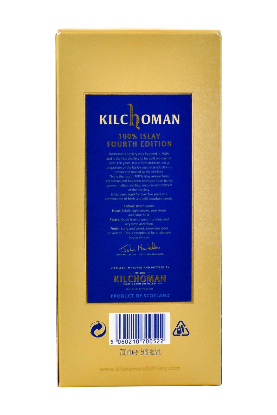 Kilchoman 100% Islay 4th edition - Image 6