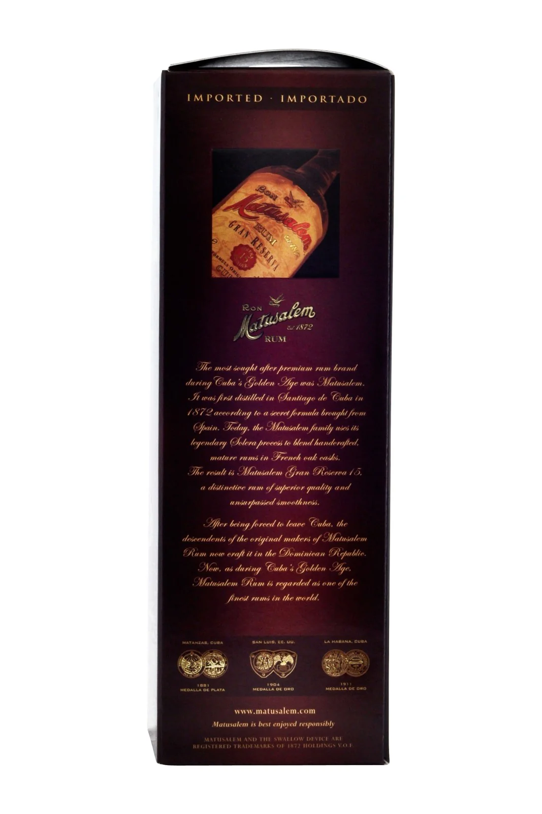 Matusalem 15 Year Old Rum - Image 5