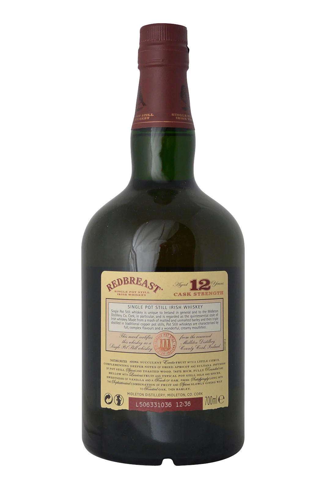 Redbreast 12 Year Old Single pot Still Cask Stength - Image 3