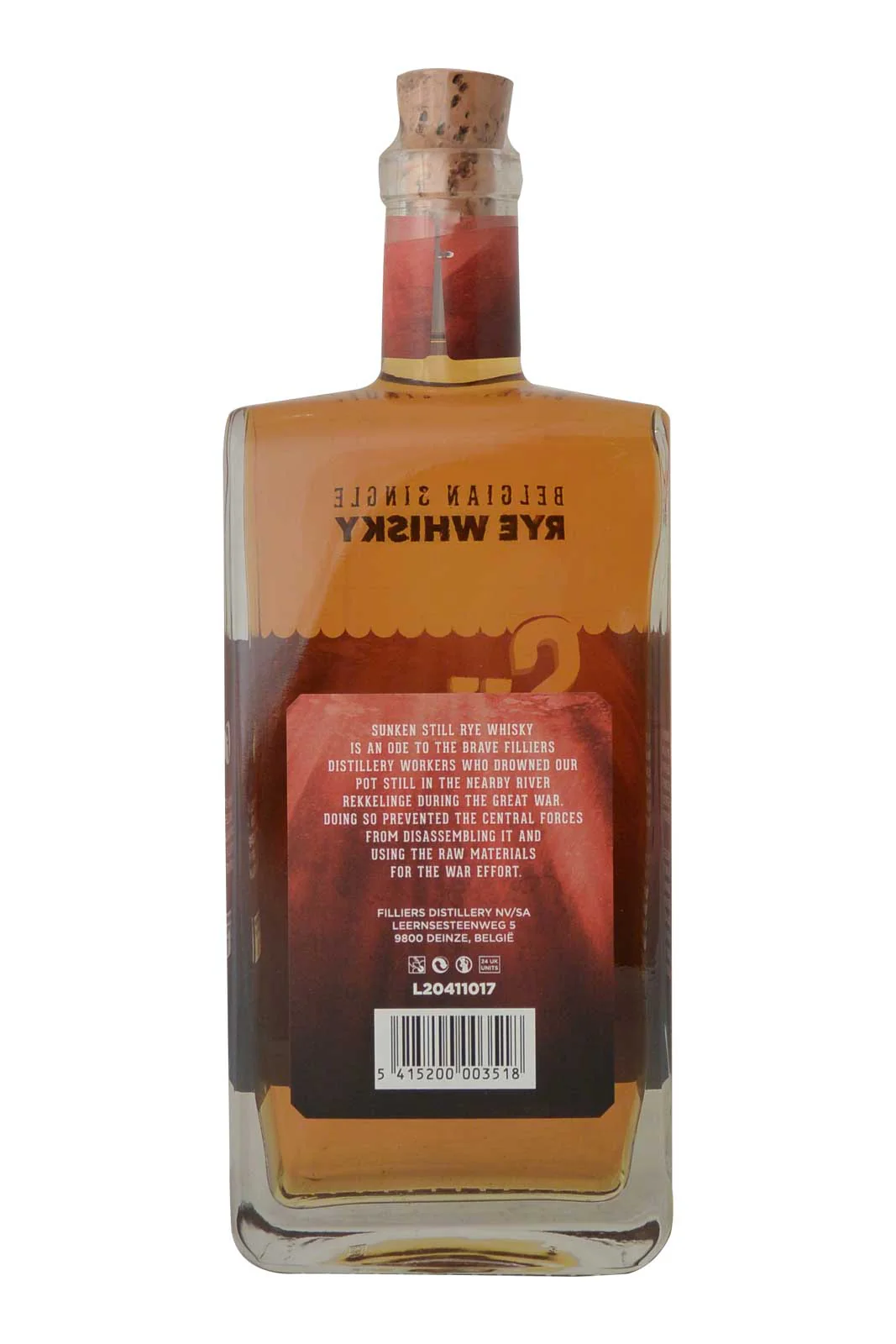Sunken Belgian Rye Whisky 5 Year Old - Image 3